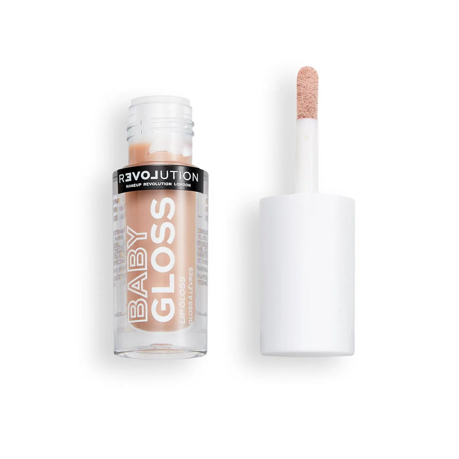 Revolution Baby Gloss Lip Gloss 2.2ml, Hyaluronic Acid, Smoothes and Hydrates Lips #color_Cream