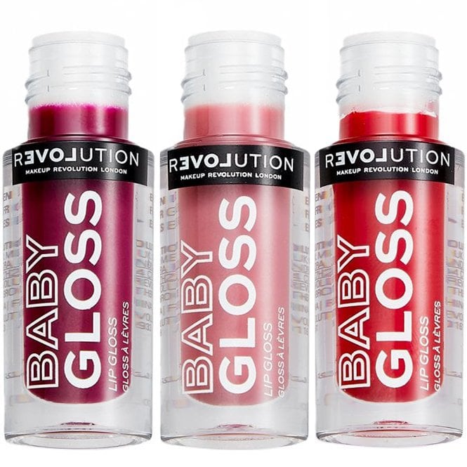 Revolution Baby Gloss Lip Gloss 2.2ml, Hyaluronic Acid, Smoothes and Hydrates Lips