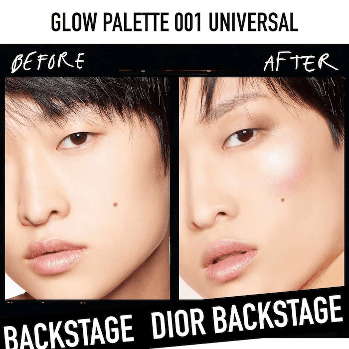 Christian Dior Backstage Glow Face Highlighter & Blush Palette OO1 Universal 10g #color_OO1 Universal