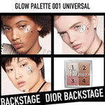 Christian Dior Backstage Glow Face Highlighter & Blush Palette OO1 Universal 10g #color_OO1 Universal