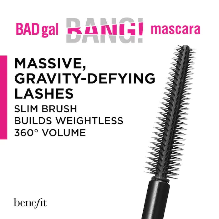 Benefit BADgal Bang Mascara Volumizing, Water-Resistant, Smudgeproof