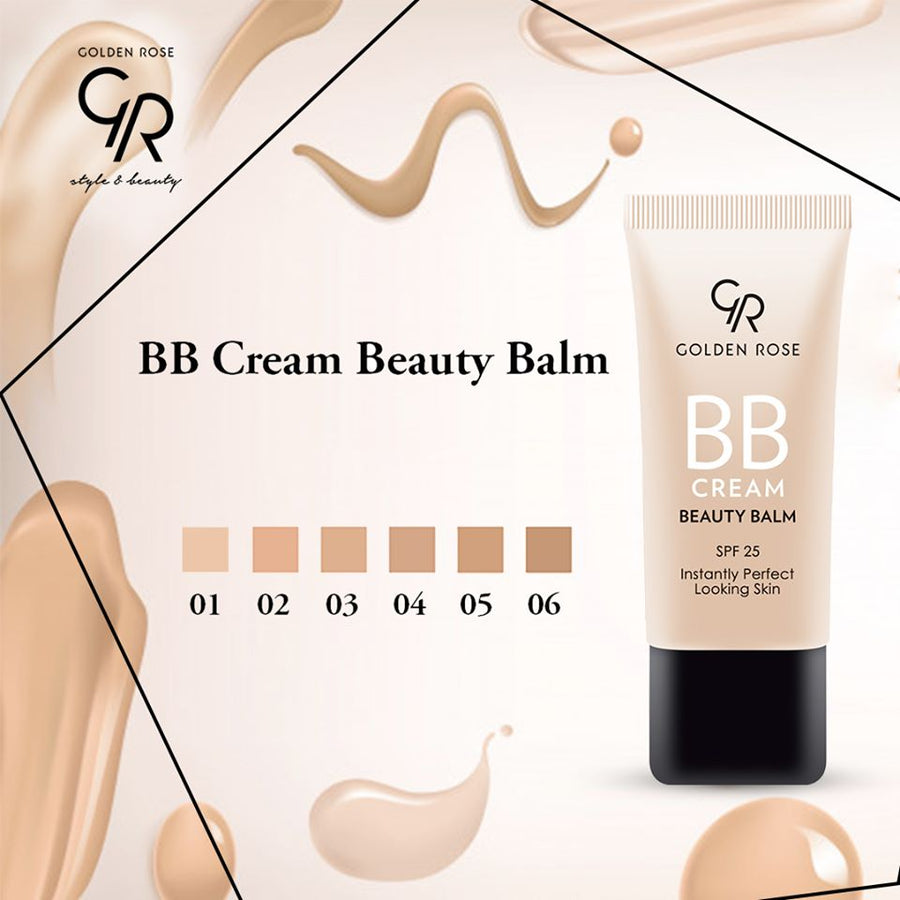 Golden Rose BB Cream Beauty Balm 30ml Perfect Looking Skin