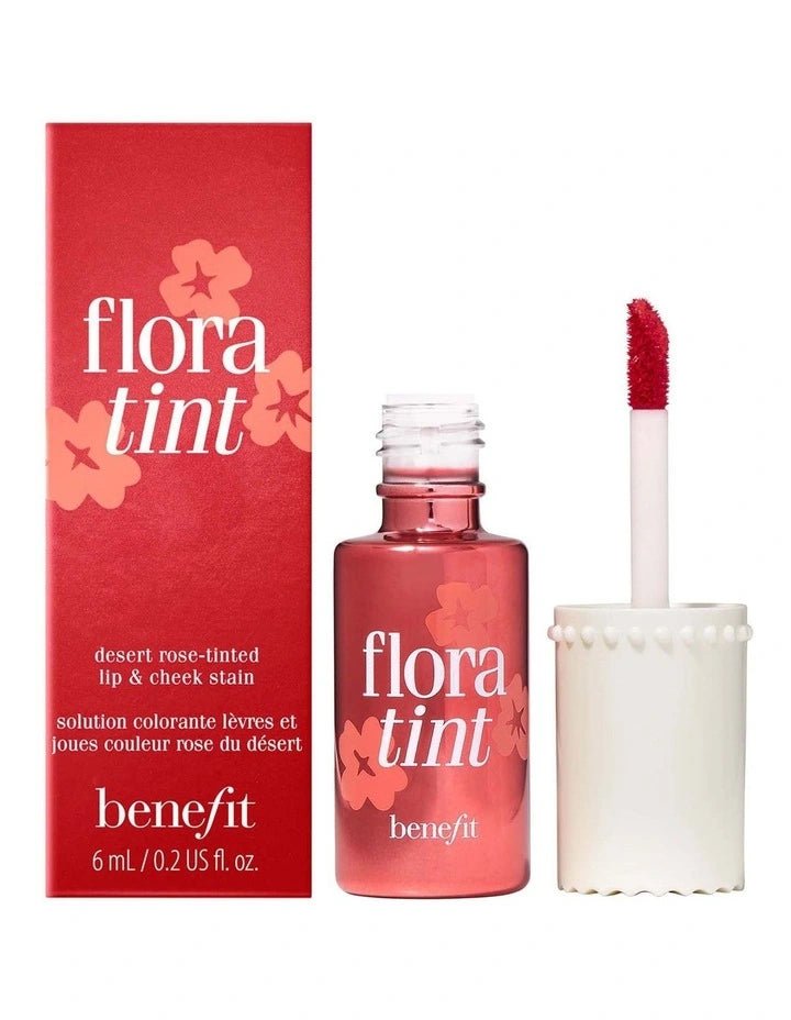 Benefit Lip & Cheek Stain 6ml Blush and Lipstick #color_Flora Tint