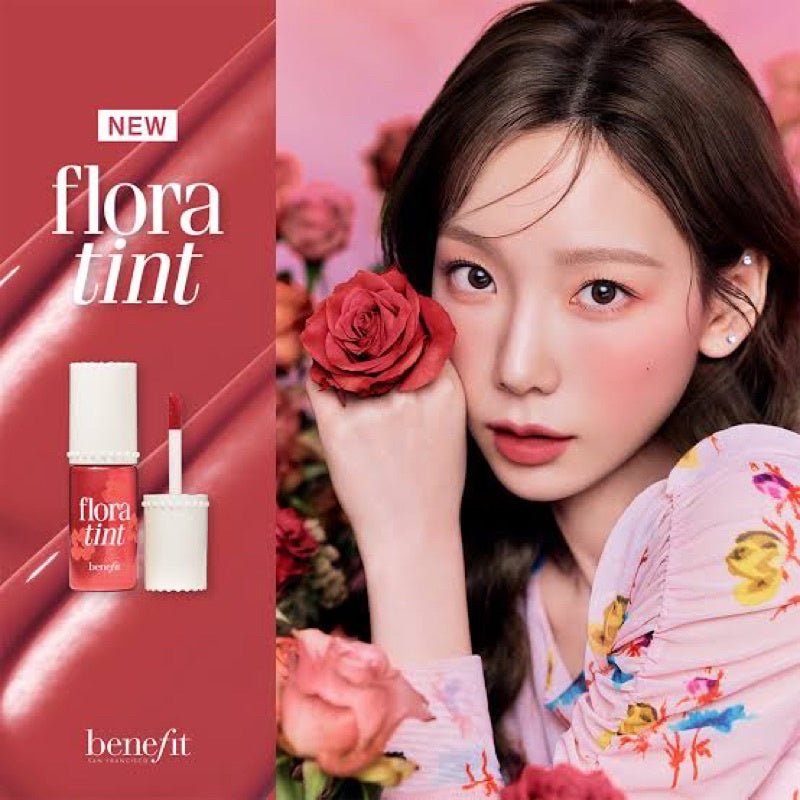 Benefit Lip & Cheek Stain 6ml Blush and Lipstick #color_Flora Tint