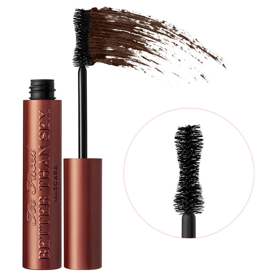 Too Faced Better Than Sex Chocolate Mascara 0.27oz 8ml, Thickens, Lengthens, Curls