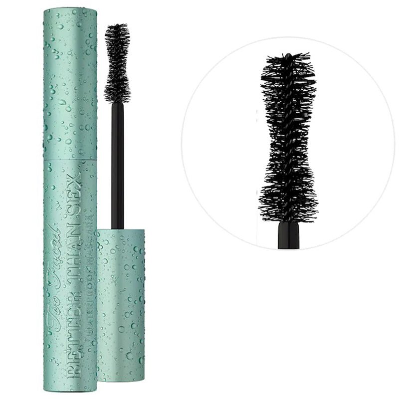 Too Faced Better Than Sex Mascara Waterproof 0.27oz 8ml, Best Selling, Thickens, Lengthens and Curls