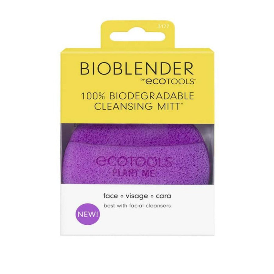 Ecotools Bio Blender Facial Clean Makeup Sponges Tools Unique Mitt Shape Sensitive Skin