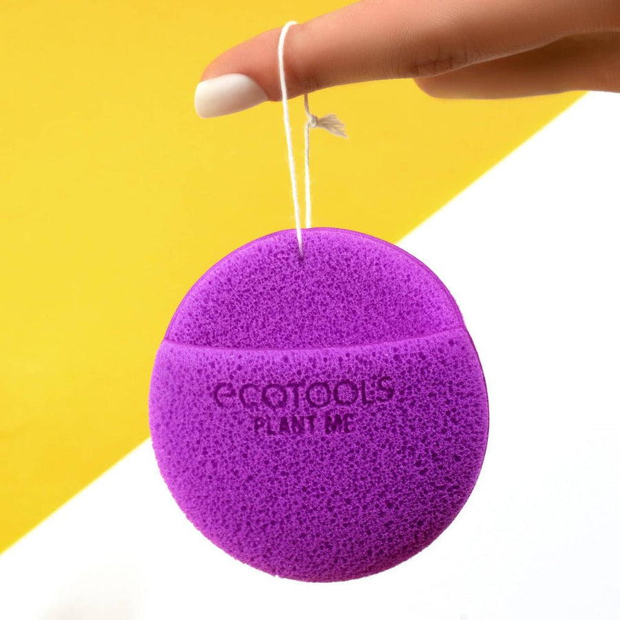 Ecotools Bio Blender Facial Clean Makeup Sponges Tools Unique Mitt Shape Sensitive Skin