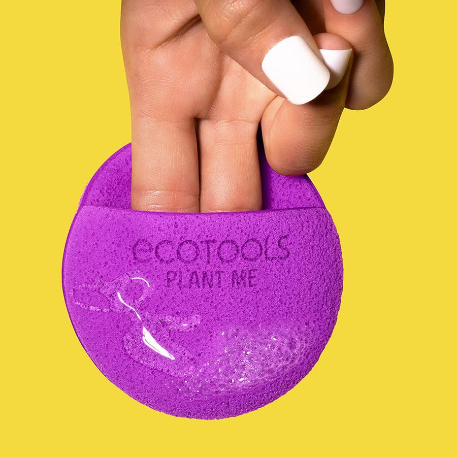 Ecotools Bio Blender Facial Clean Makeup Sponges Tools Unique Mitt Shape Sensitive Skin