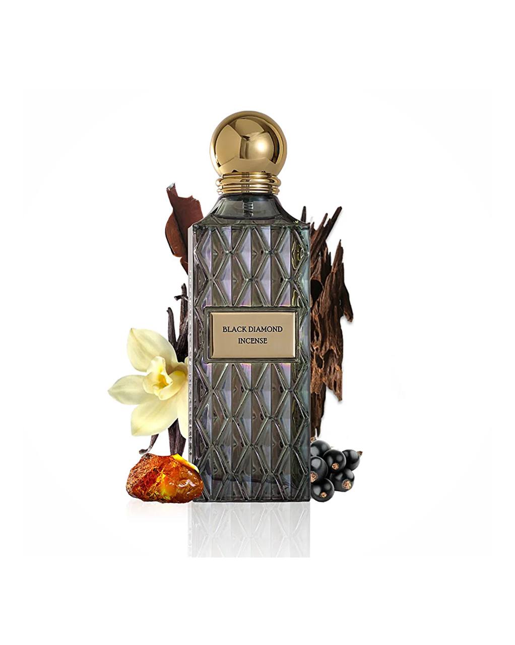 Ibraheem AlQurashi Black Diamond Incense Women Perfume 5oz 150ml EAU DE PARFUM SPRAY