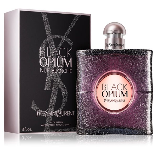 Yves Saint Laurent Black Opium Nuit Blanche Women Perfume 1.7oz 50ml 3.0oz 90ml EAU DE PARFUM SPRAY  