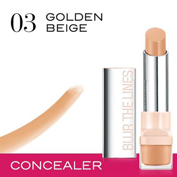 Bourjois Blur The Lines Concealer 0.123oz 3.5g Fills Pores Fine Lines Hides Redness #color_03 Golden Beige