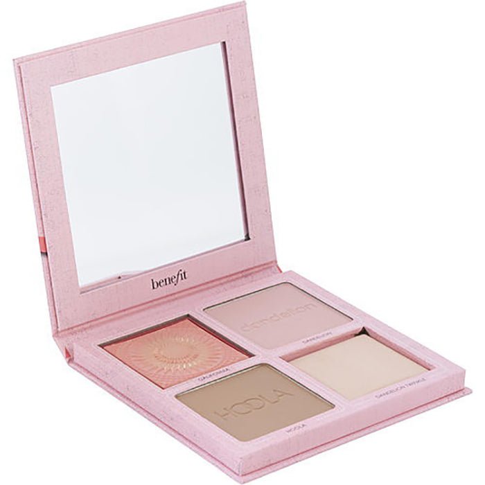 Benefit Blush Boss Cheek Blusher Palette 0.80oz 23g, Galifornia, Dandelion, Hoola, Dandelion Twinkle