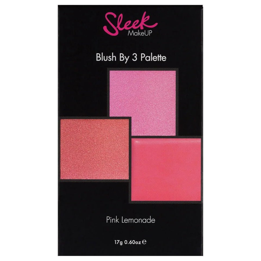 Sleek Blush By 3 Palette 17g | Ramfa Beauty #color_Pink Lemonade