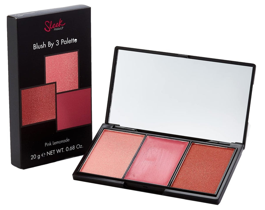 Sleek Blush By 3 Palette 17g | Ramfa Beauty #color_Pink Lemonade