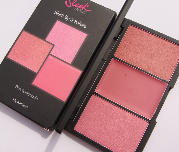 Sleek Blush By 3 Palette 17g | Ramfa Beauty #color_Pink Lemonade