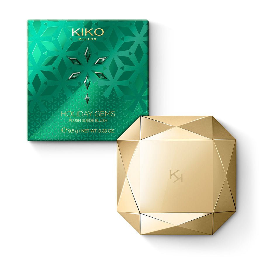 Kiko Blush Holiday Gems 9.5g, Matte-Finish Powder Blush