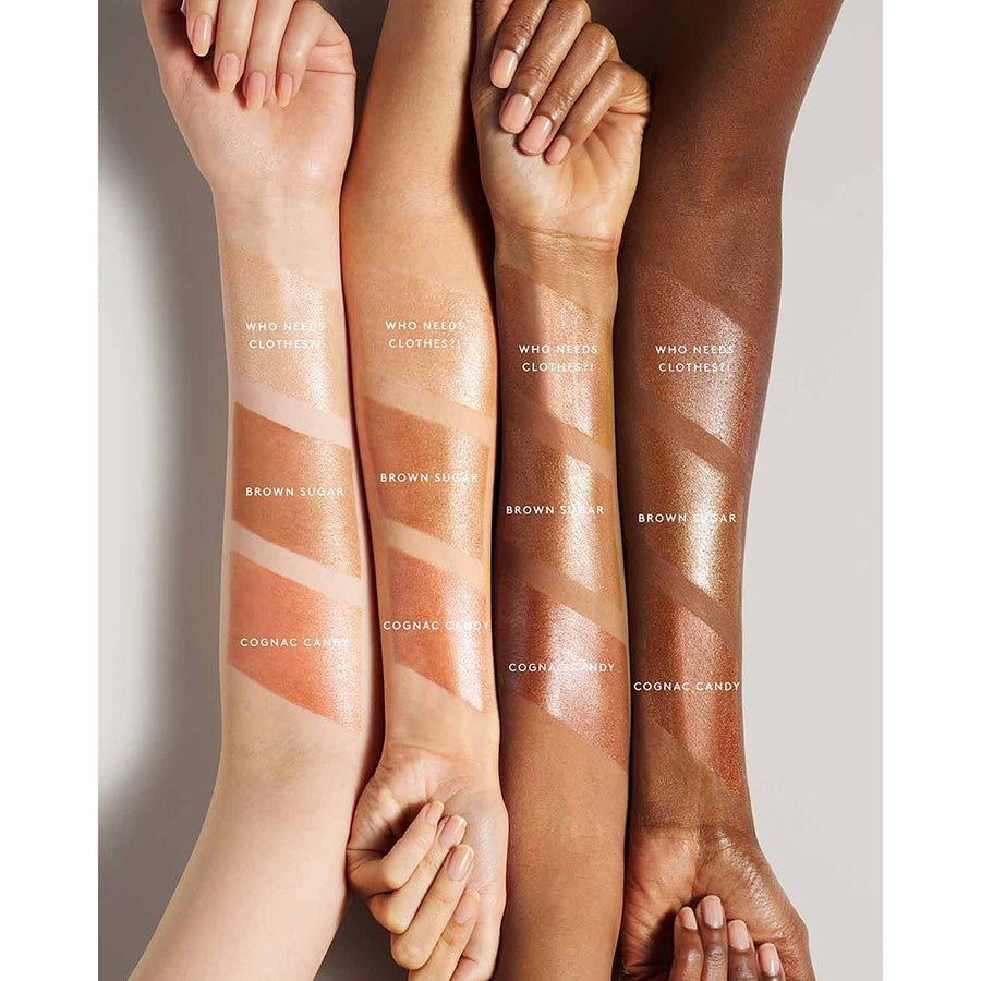 Fenty Beauty Body Lava Body Luminizer Dewy, High-Shine Finish #color_Brown Sugar