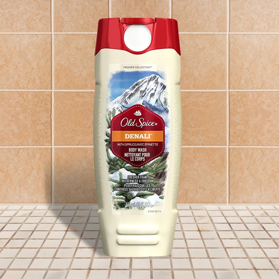 Old Spice Body Wash Perfume 16.7oz 473ml Denali, Fiji, Swagger, Pure Sport, Deodorant Lasting Cologne Scent 