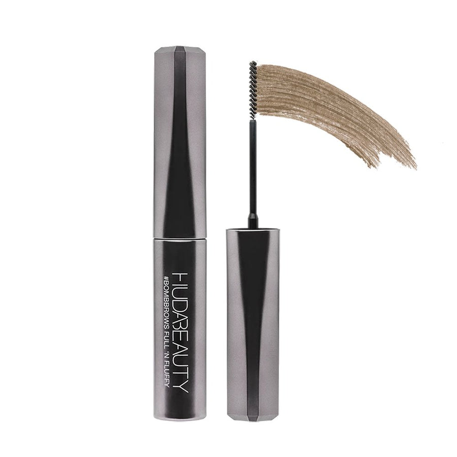 Huda Beauty #BombBrows Full 'N Fluffy Fiber Gel 4.5ml, Adds Thickness to Eyebrows #color_1 Warm Blonde