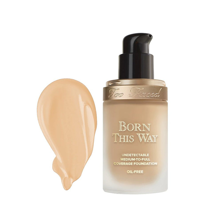 Too Faced Born This Way Foundation 30ml, Matte Finish Liquid, Medium to Full Coverage #color_Warm Nude BTW