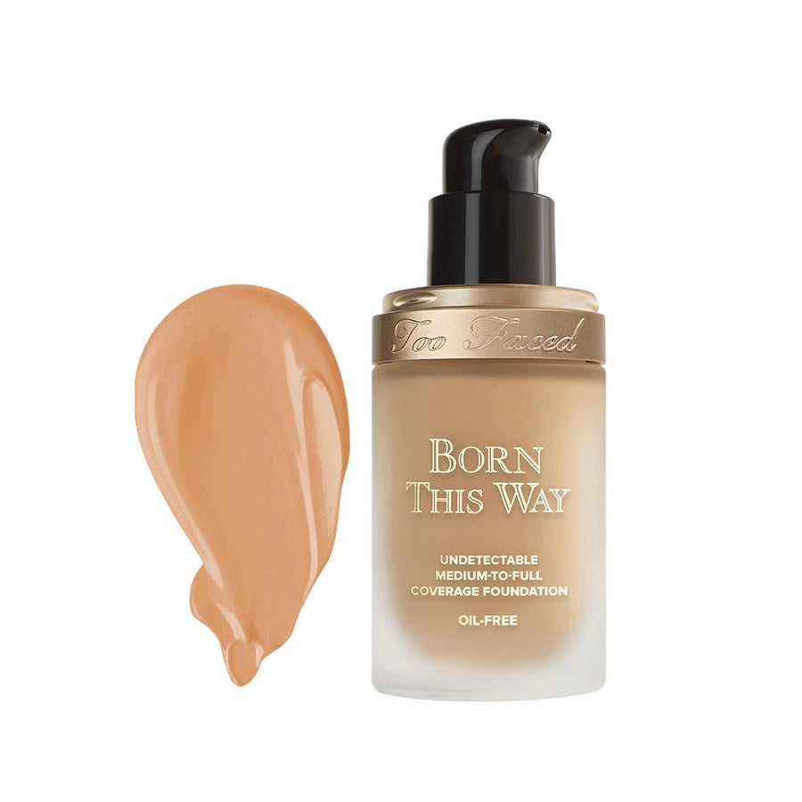 Too Faced Born This Way Foundation 30ml, Matte Finish Liquid, Medium to Full Coverage #color_Warm Beige BTW