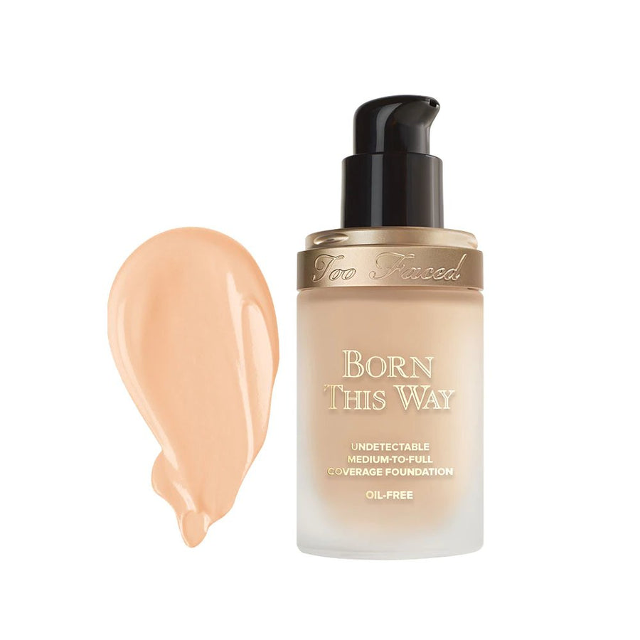 Too Faced Born This Way Foundation 30ml, Matte Finish Liquid, Medium to Full Coverage #color_Porcelain BTW