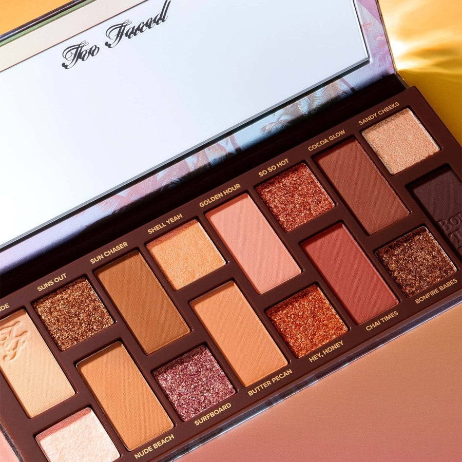 Too Faced Born This Way Sunset Stripped Eyeshadow Palette, 16 Bronzes, Highlighting Shimmers, Metallics