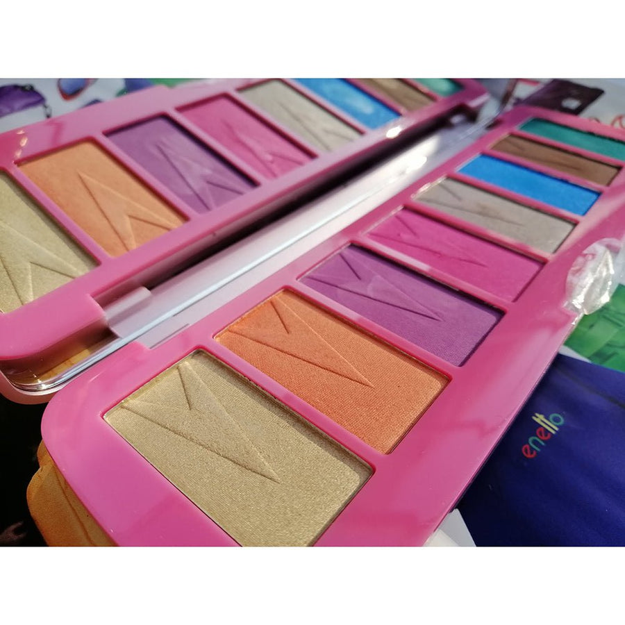 Revolution Brave Spirit Eyeshadow Palette, Bright Colours and Neutral Shades