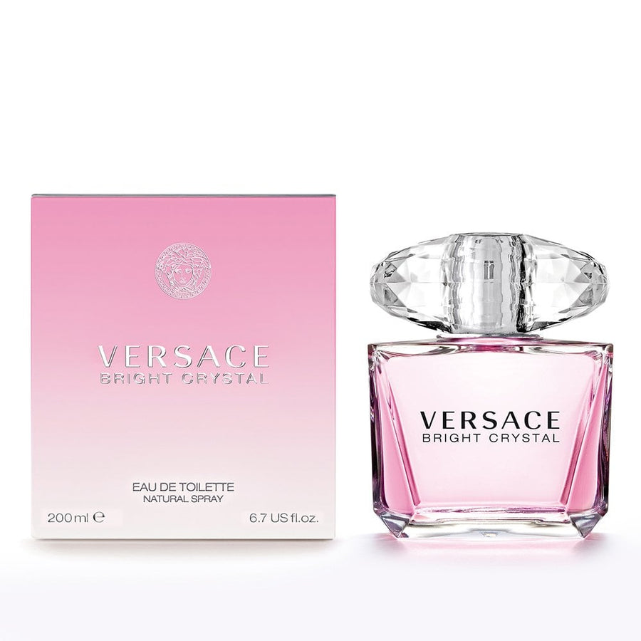 Versace Bright Crystal Women Perfume 6.0oz 200ml 3.0oz 90ml EAU DE TOILETTE SPRAY  