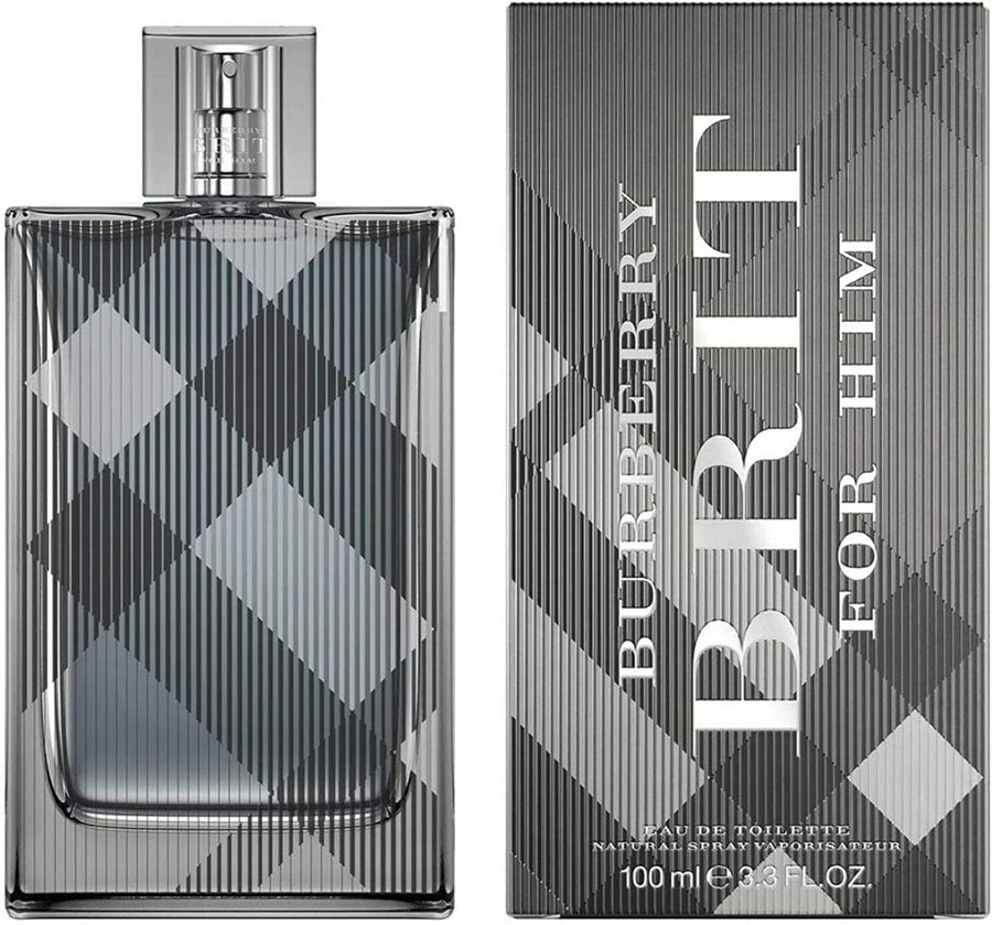 Burberry Brit Men Perfume 3.4oz 100ml EAU DE TOILETTE SPRAY  