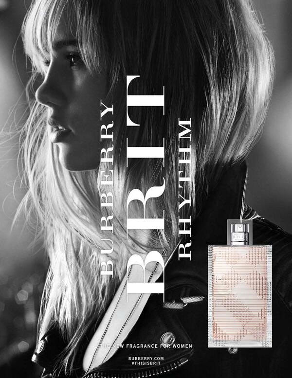 Burberry Brit Rhythm Women Perfume 3.0oz 90ml EAU DE TOILETTE SPRAY  