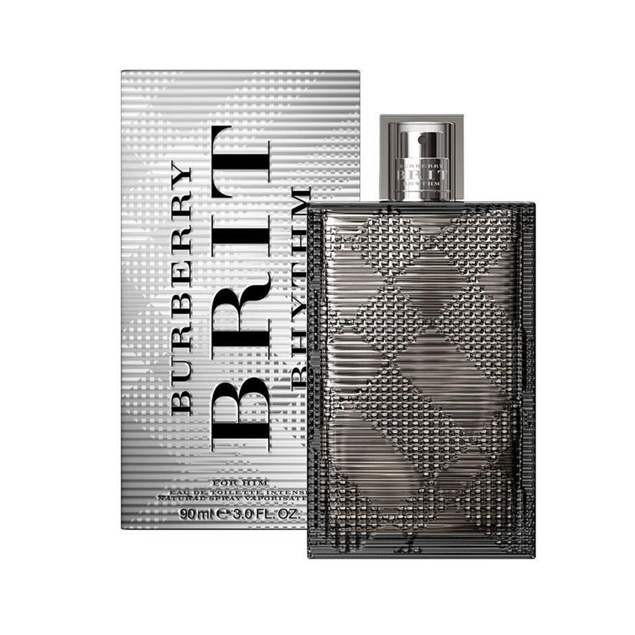 Burberry Brit Rhythm Intense Men Perfume 3.0oz 90ML EAU DE TOILETTE SPRAY 