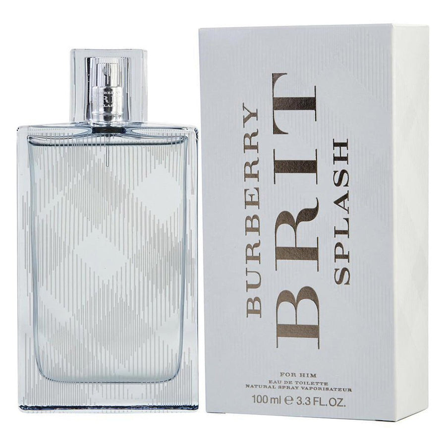 Burberry Brit Splash Men Perfume 3.4oz 100ml EAU DE TOILETTE SPRAY  