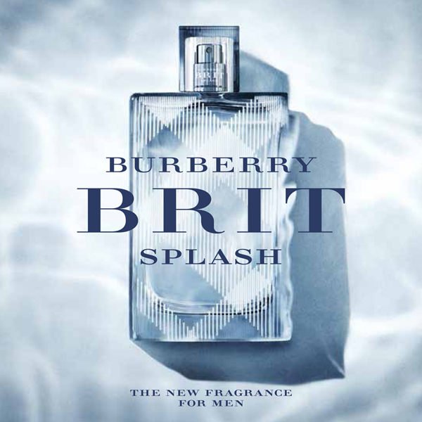 Burberry Brit Splash Men Perfume 3.4oz 100ml EAU DE TOILETTE SPRAY  