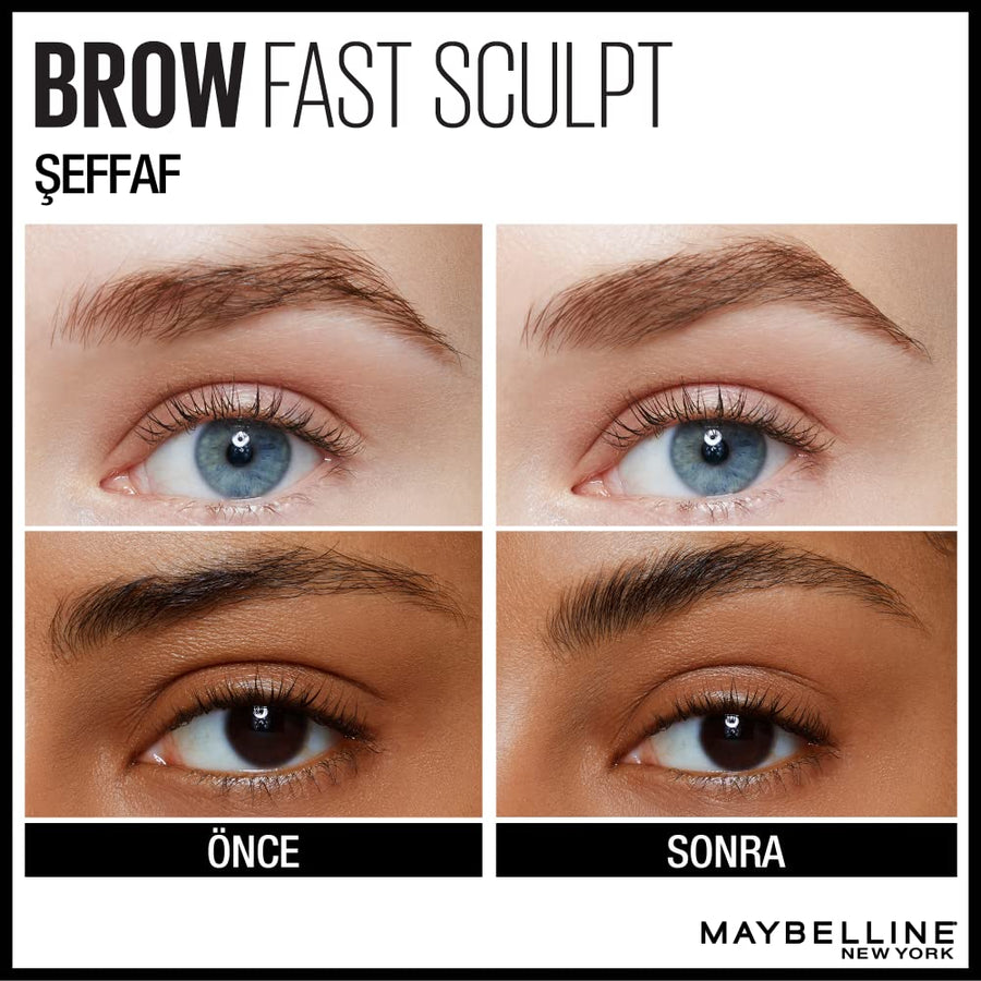 Maybelline Brow Fast Sculpt Brow Gel Mascara 2.8ml, All Day Color and Hold for Brows #color_10 Clear