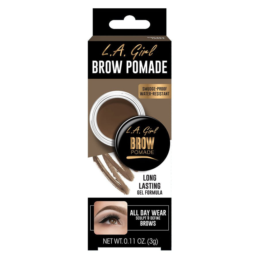 L.A. Girl Brow Pomade Eyebrow Makeup GBP362 Taupe 0.11oz 3g, Water-Resistant, Creamy Formula #color_GBP362 Taupe