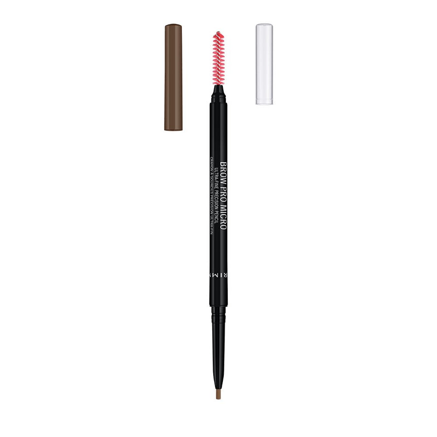 Rimmel Brow Pro Microdefiner Ultra - Fine Precision Pencil 1.3g, Waterproof, Long-Wear #color_Soft Brown