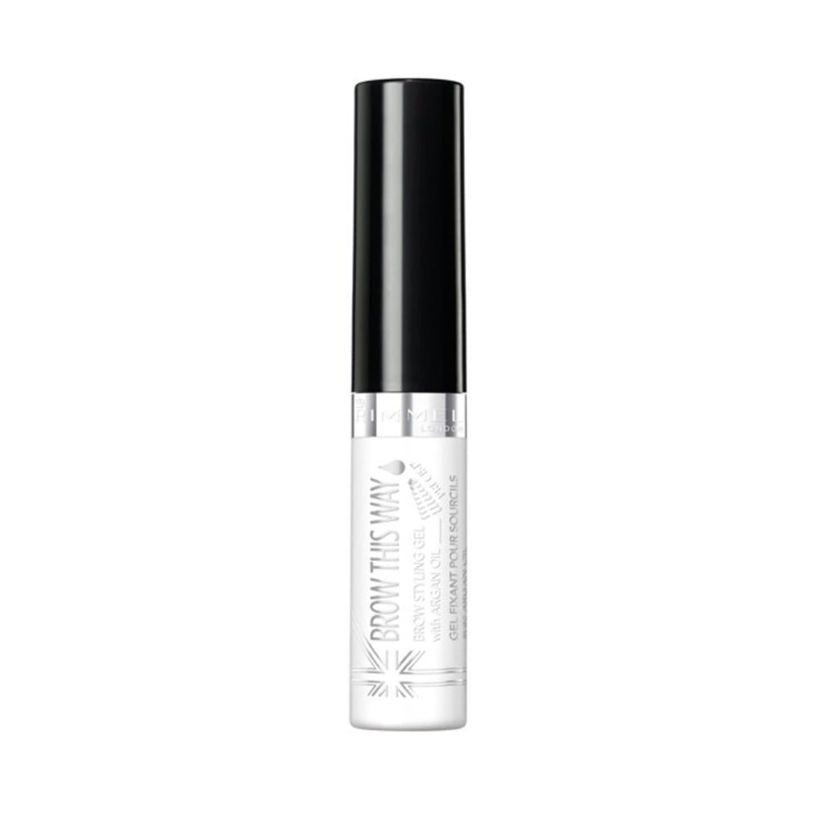 Rimmel Brow This Way Eyebrow Gel with Argan Oil5ml, Sculpt Brows, Non-sticky, Long-Lasting #color_004Clear