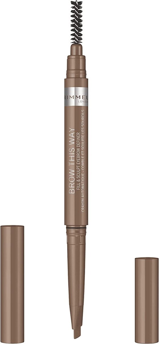 Rimmel Brow This Way Fill & Sculpt Eyebrow Definer, Defined, Intense, Natural-Looking Brows #color_ 001 Blonde