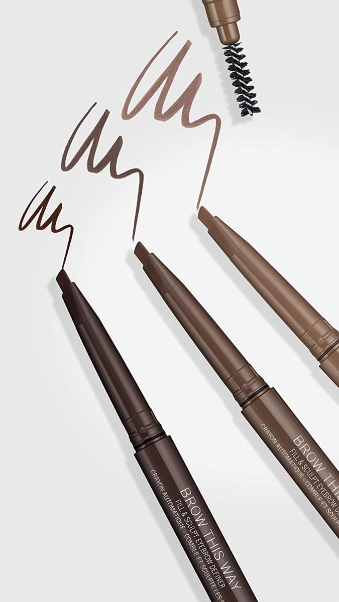 Rimmel Brow This Way Fill & Sculpt Eyebrow Definer, Defined, Intense, Natural-Looking Brows