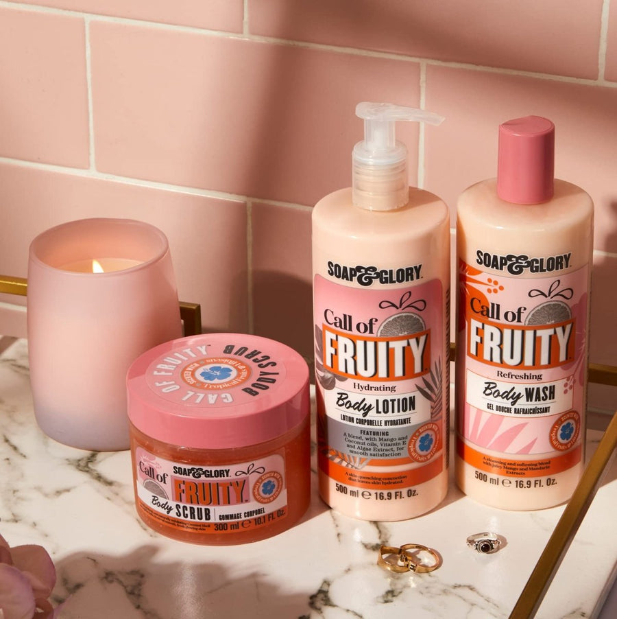 Soap & Glory Call of Fruity Body Scrub 300ml | Ramfa Beauty