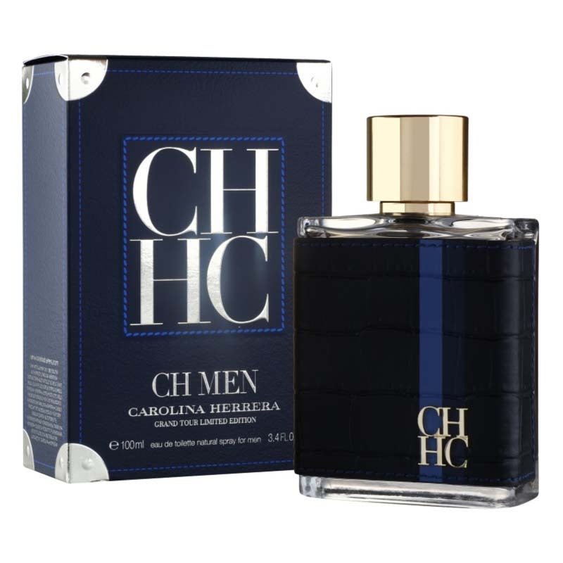 Carolina Herrera CH Grand Tour Limted Edition Men Perfume 3.4oz 100ml EAU DE TOILETTE SPRAY  