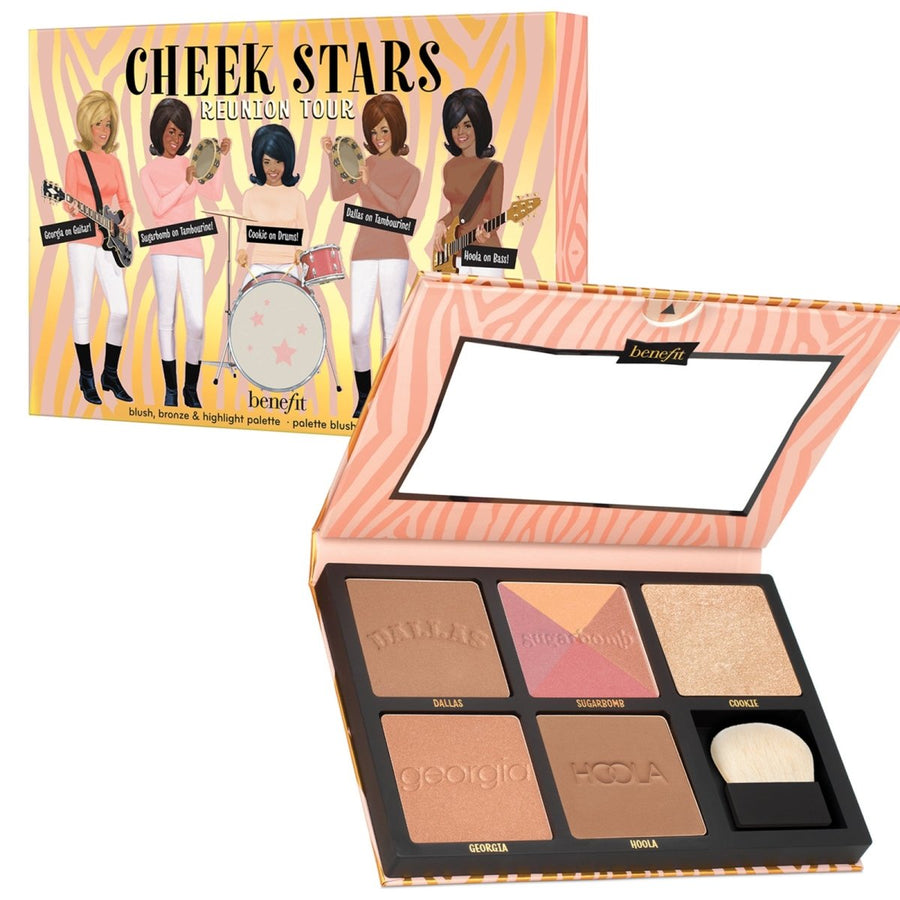 Benefit Cheek Stars Reunion Tour Blush Bronze Highlight Palette 0.28oz 8g 