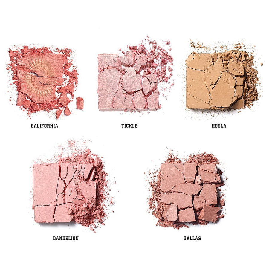 Benefit Cheekleaders Cheek Palette Highlight Contour Bronze, Hoola, Coralista, Dandelion #color_Pink Squad