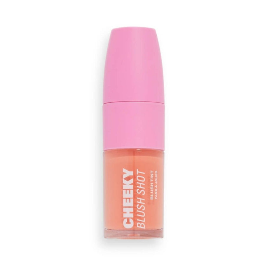 Revolution Cheeky Blush Shot 4.6ml, Buildable, Hydrates Skin #color_Orange.