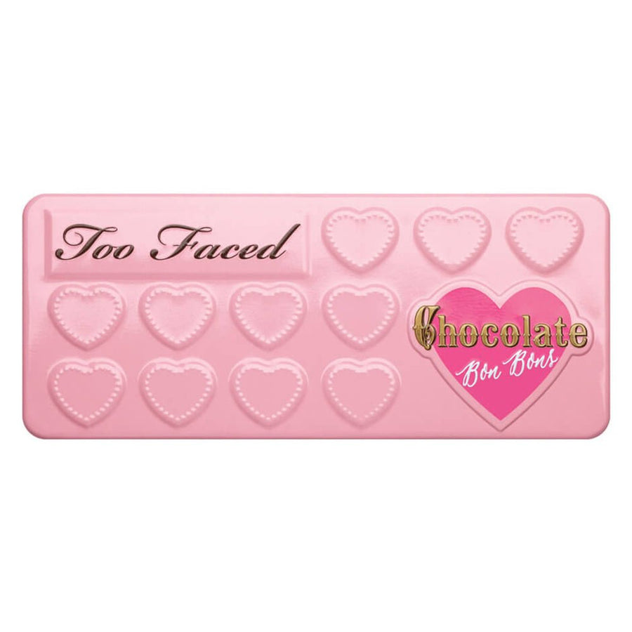 Too Faced Chocolate Bon Bons Eye Shadow Collection Palette, 16 Heart-Shaped Shades, Matte and Shimmer