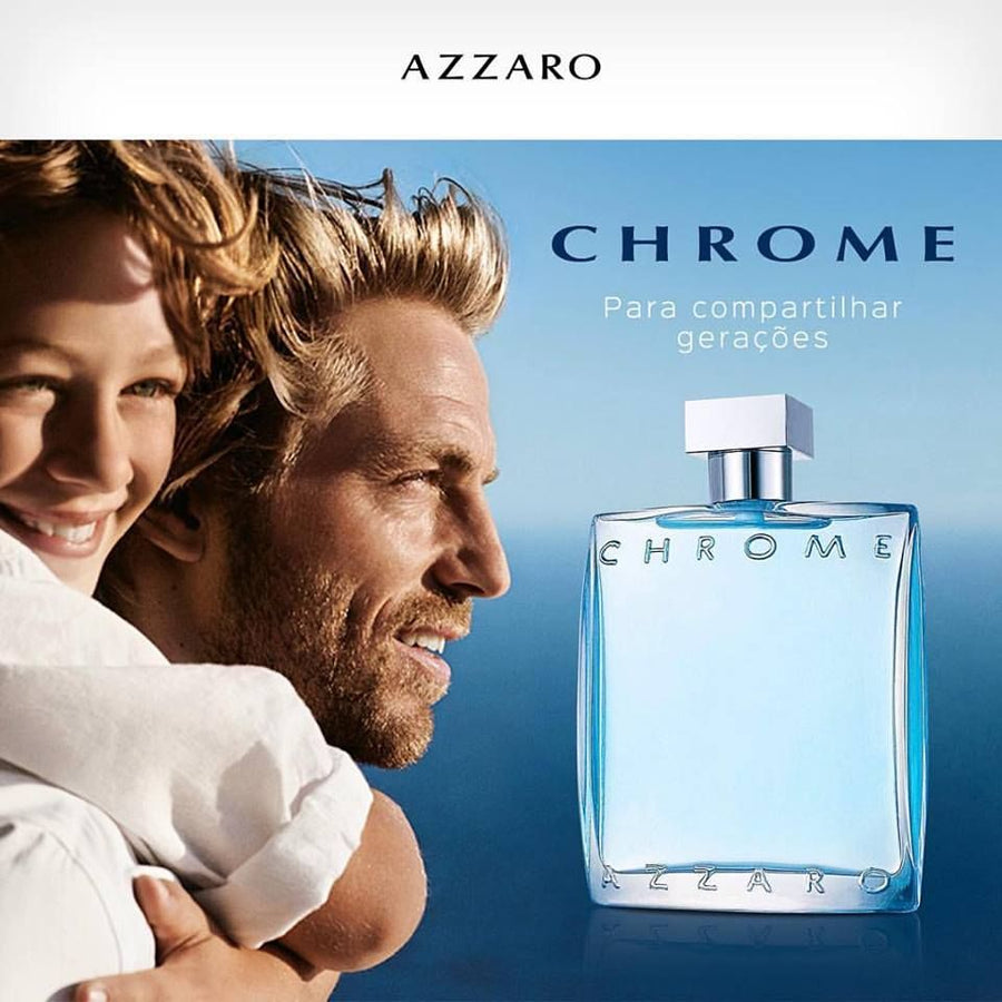 Azzaro Chrome Men Perfume 3.4oz 100ml EAU DE TOILETTE SPRAY  