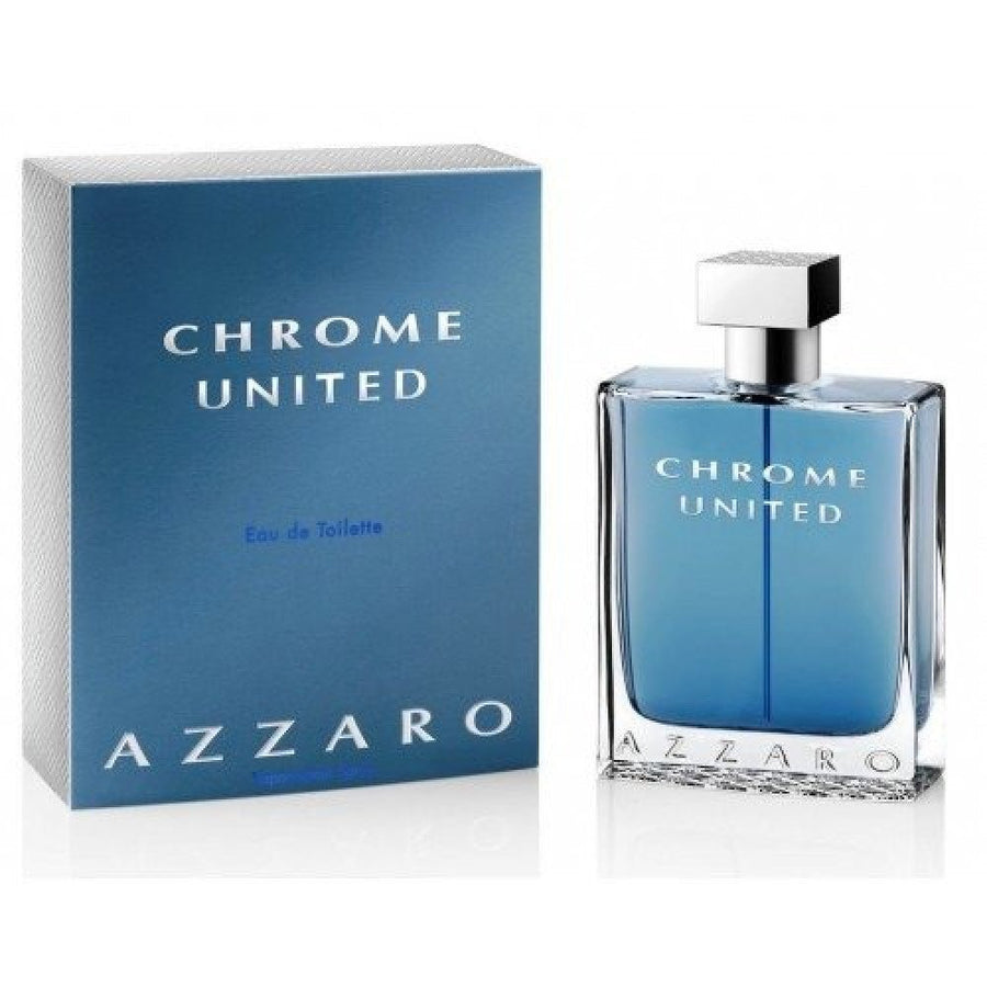 Azzaro Chrome United Men Perfume 3.4oz 100ml EAU DE TOILETTE SPRAY 