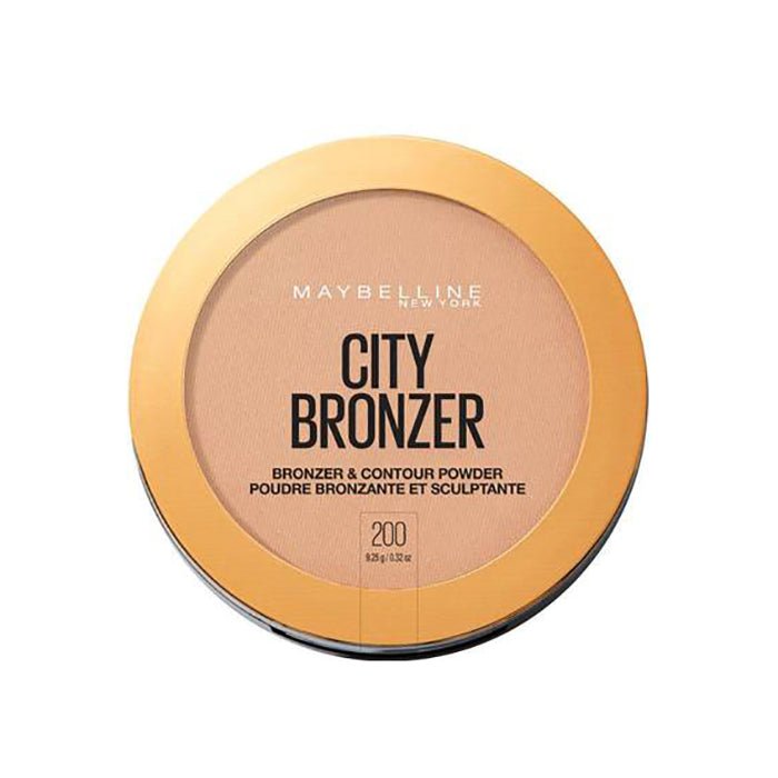 Maybelline City Bronzer and Contour Powder 8g, Cocoa Butter, Soft, Natural Finish #color_200 Medium Cool